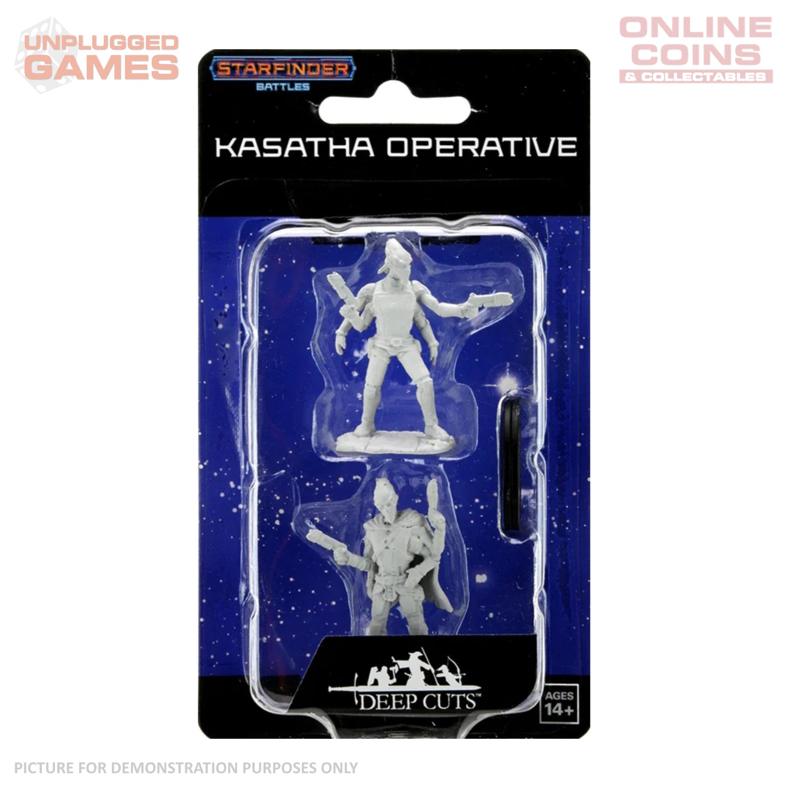 Starfinder Deep Cuts Unpainted Miniatures - Kasatha Operative